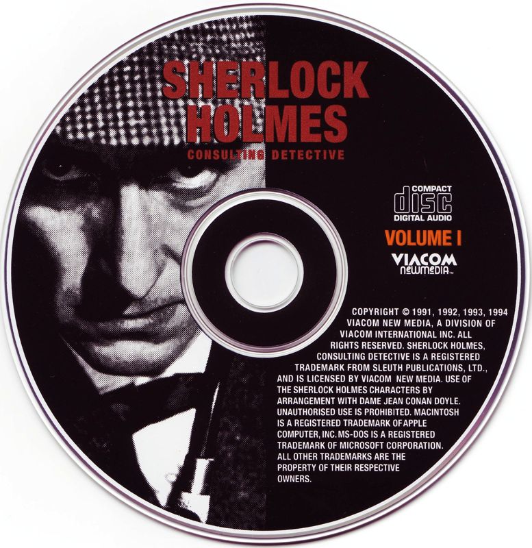 Media for Sherlock Holmes: Consulting Detective Collection (DOS): Vol 1 disc