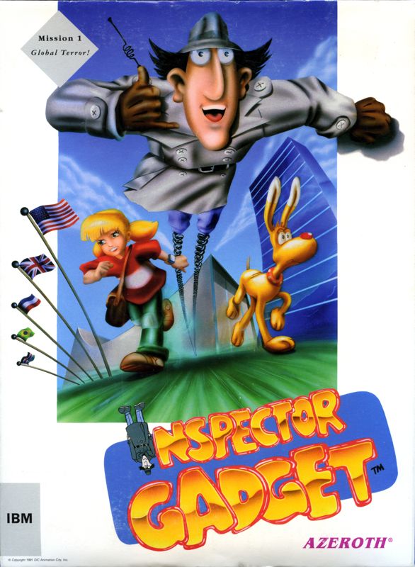 Front Cover for Inspector Gadget: Mission 1 - Global Terror! (DOS)