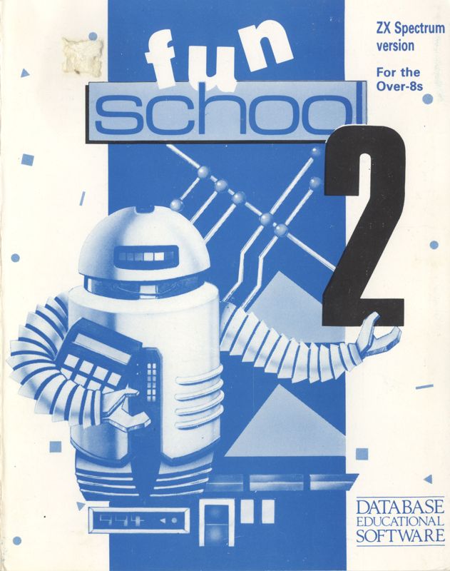 Manual for Fun School 2: For the Over-8s (ZX Spectrum): Front