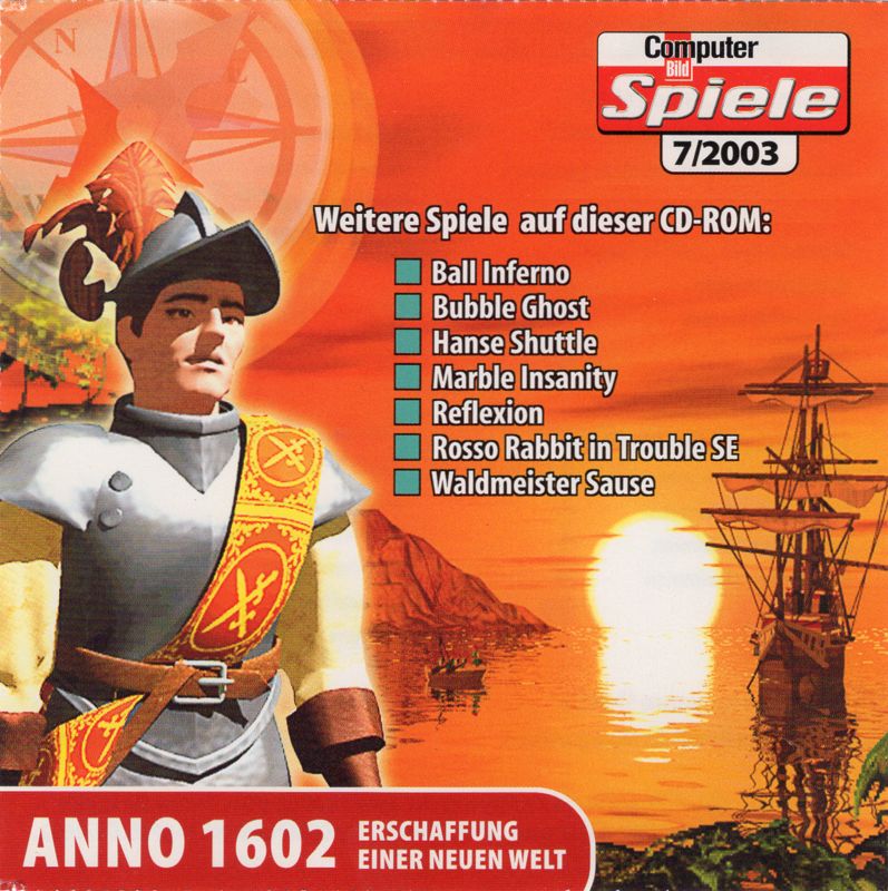 Other for Waldmeister Sause (Windows) (Computer Bild Spiele 07/2003 covermount): Front cover (for Jewel Case)