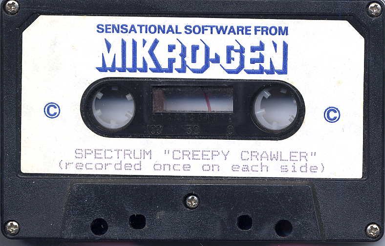 Media for Creepy Crawler (ZX Spectrum)