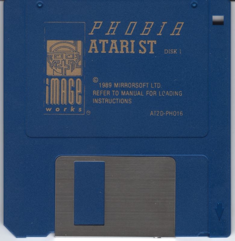 Media for Phobia (Atari ST): Disk 1/2