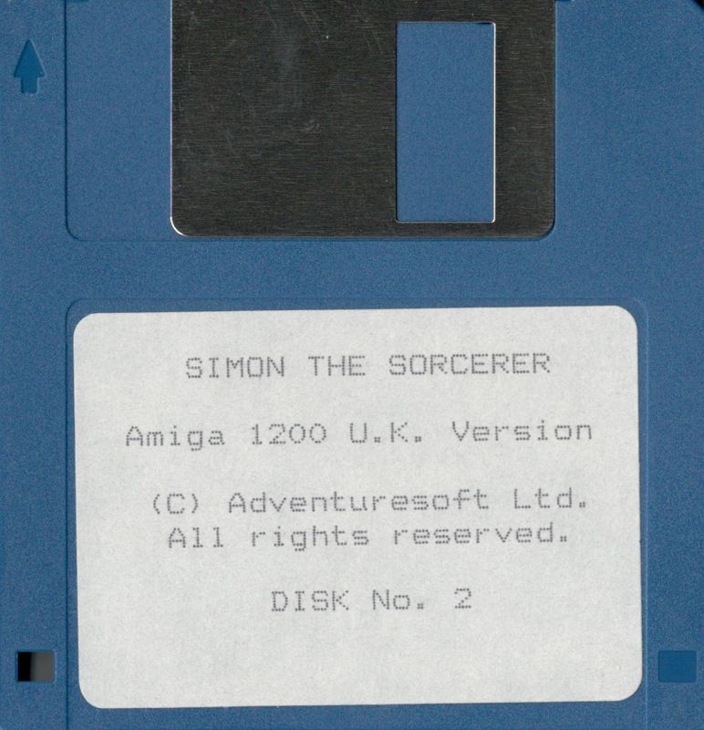 Media for Simon the Sorcerer (Amiga) (A1200 enhanced version): Disk 2