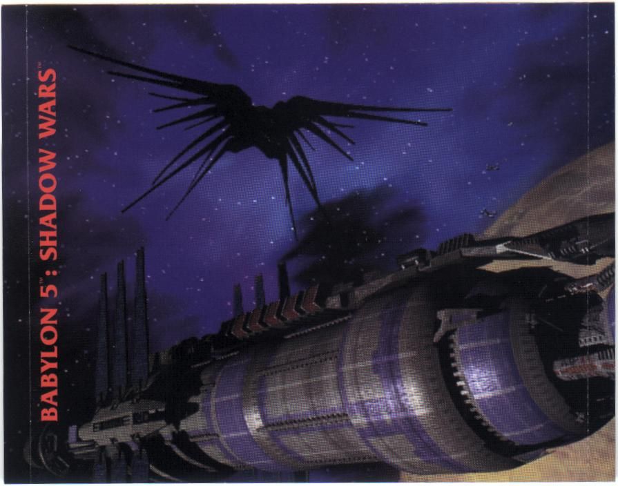 Inside Cover for Babylon 5: Shadow Wars (Windows and Windows 3.x): Reverse side of Back Cover