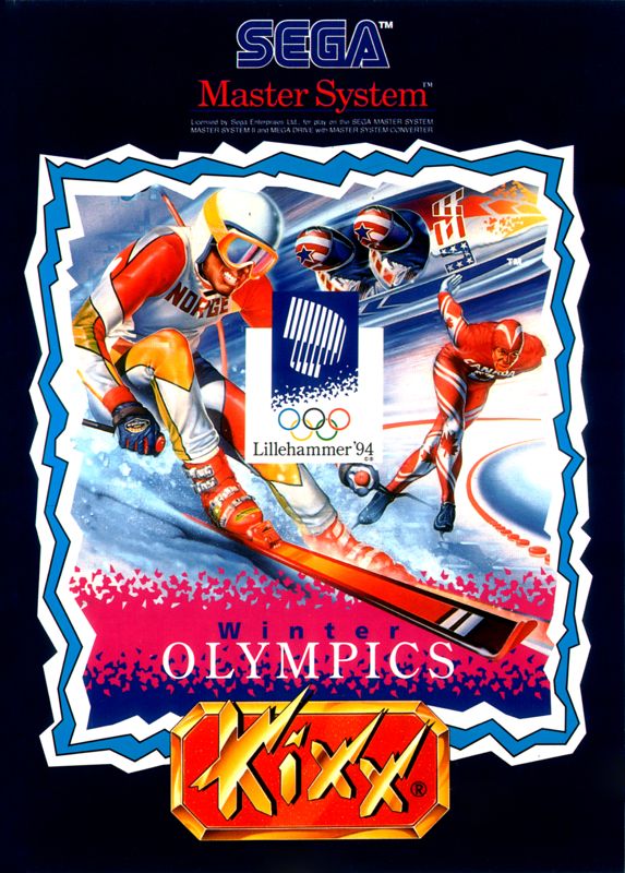 Front Cover for Winter Olympics: Lillehammer '94 (SEGA Master System) (Kixx Release)