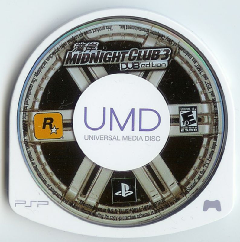 Midnight Club 3: DUB Edition cover or packaging material - MobyGames