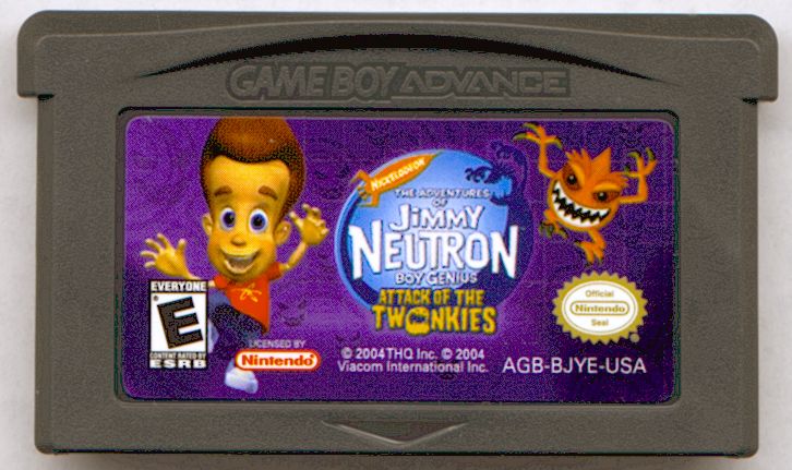 Media for The Adventures of Jimmy Neutron: Boy Genius - Attack of the Twonkies (Game Boy Advance)