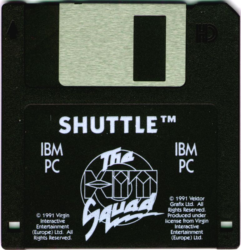 Media for Shuttle: The Space Flight Simulator (DOS) (Hit Squad Budget re-release)