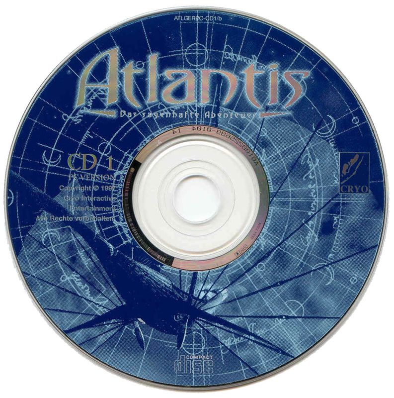 Media for Atlantis: The Lost Tales (DOS and Windows): Disc 1