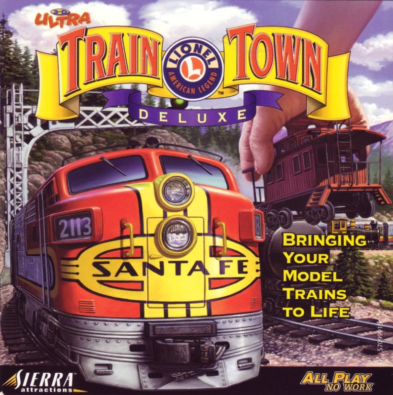 Other for 3-D Ultra Lionel Train Town Deluxe (Windows): Jewel Case Front (also the manual)