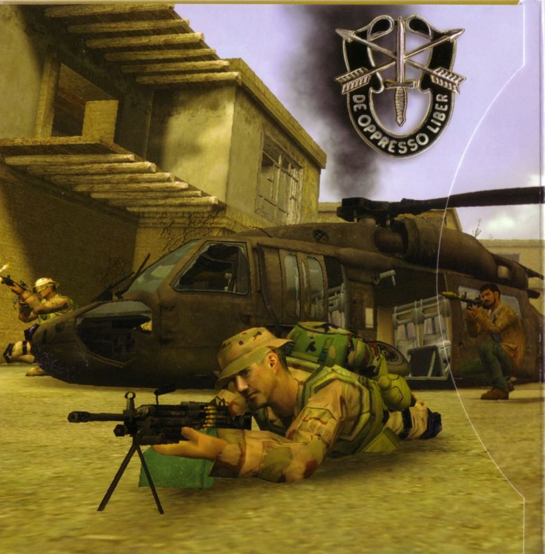 Inside Cover for America's Army: Special Forces (Windows) (Version 2.4): Left Side