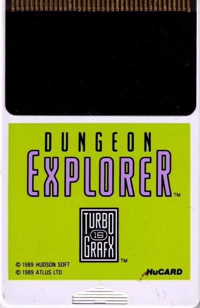 Media for Dungeon Explorer (TurboGrafx-16)