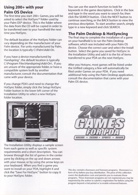 200+ Games for PDA cover or packaging material MobyGames