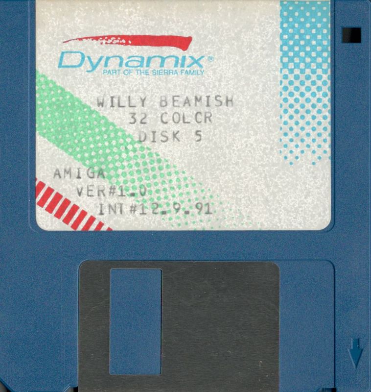 Media for The Adventures of Willy Beamish (Amiga): Disk 5