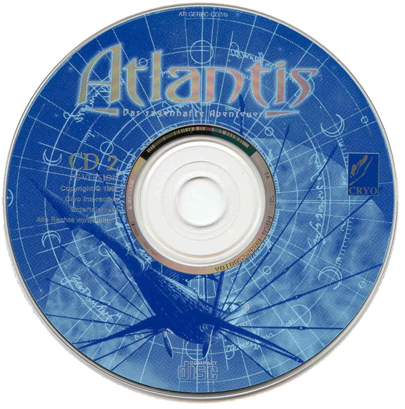 Media for Atlantis: The Lost Tales (DOS and Windows): Disc 2