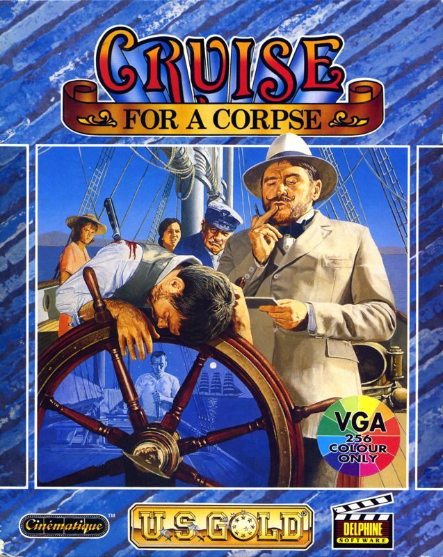 Front Cover for Cruise for a Corpse (DOS) (VGA 256 Colour Only version)