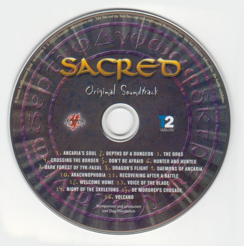 Soundtrack for Sacred: Gold (Windows)