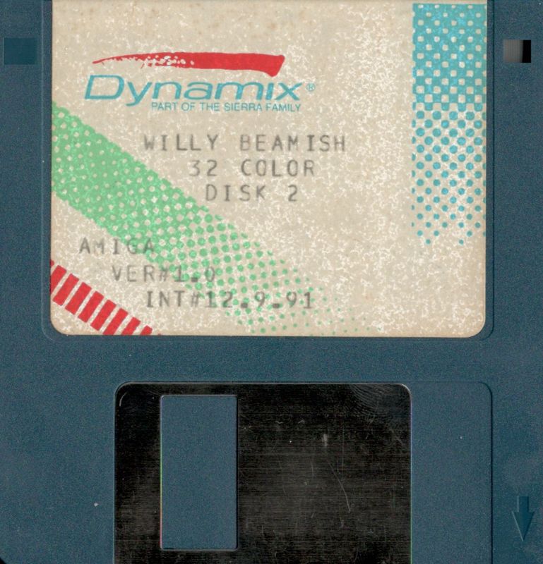 Media for The Adventures of Willy Beamish (Amiga): Disk 2
