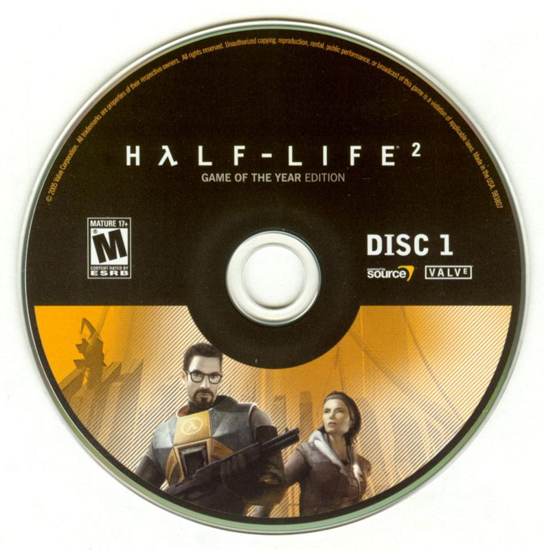 Media for Half-Life 2: Game of the Year Edition (Windows): Disc 1