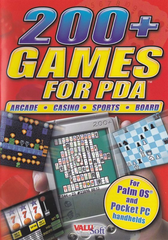 Front Cover for 200+ Games for PDA (Palm OS and Windows Mobile)