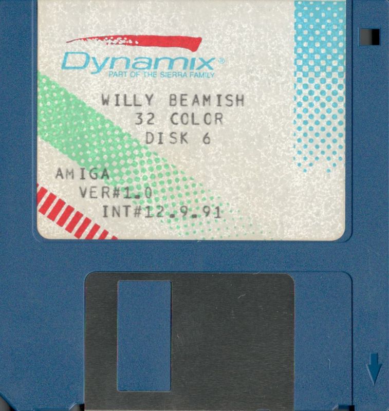 Media for The Adventures of Willy Beamish (Amiga): Disk 6