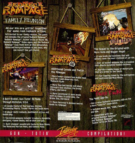 Back Cover for Redneck Rampage: Family Reunion (Windows)