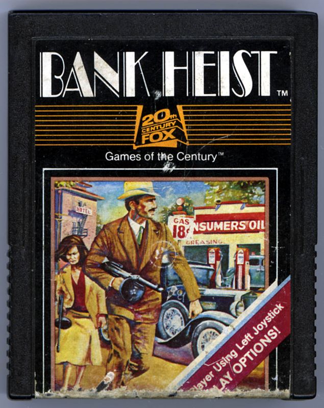 Media for Bank Heist (Atari 2600): Cartridge Front