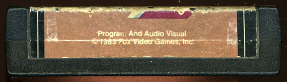 Media for Bank Heist (Atari 2600): Cartridge Top