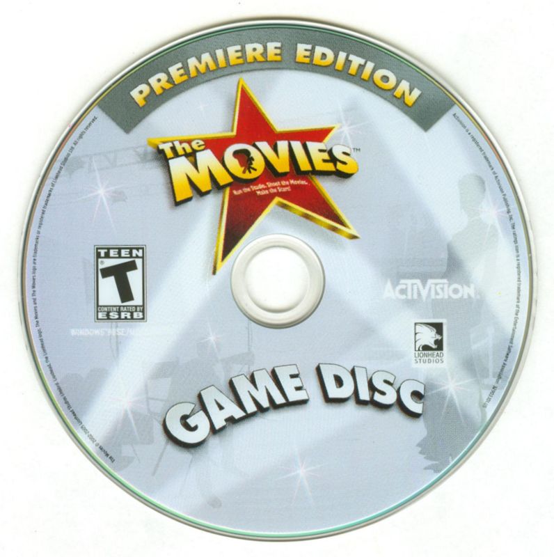 Media for The Movies (Premiere Edition) (Windows): Game Disc