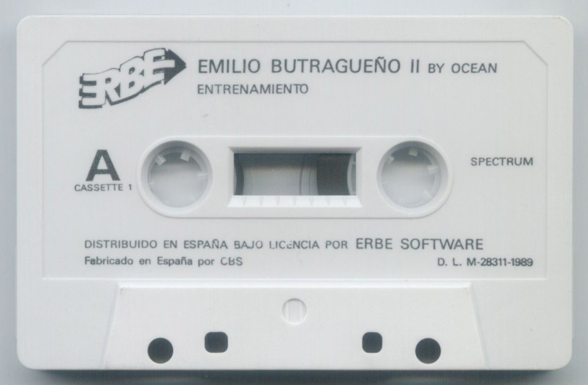 Media for Emilio Butragueño 2 (ZX Spectrum): Cassette 1/2