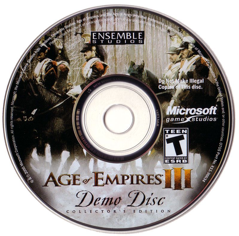 Extras for Age of Empires III (Collector's Edition) (Windows): Demo Disc