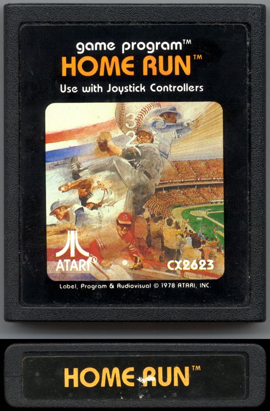 Media for Home Run (Atari 2600) (1981 release)