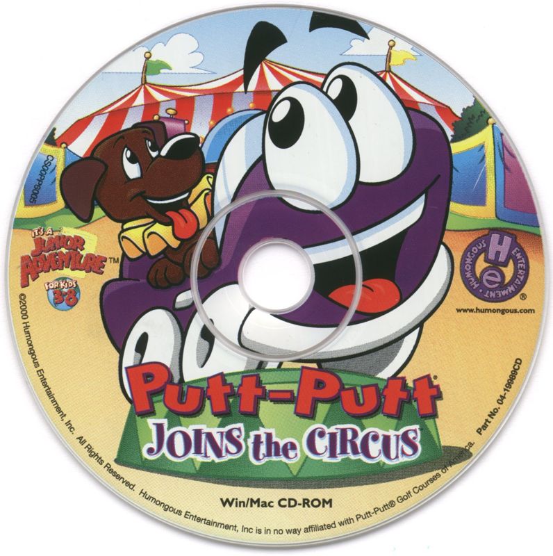 Media for Putt-Putt Joins the Circus (Macintosh and Windows)