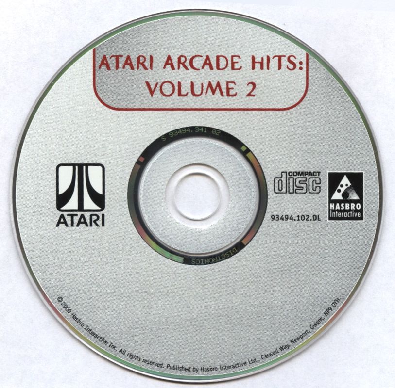 Media for Atari Arcade Hits: Volume 2 (Windows)