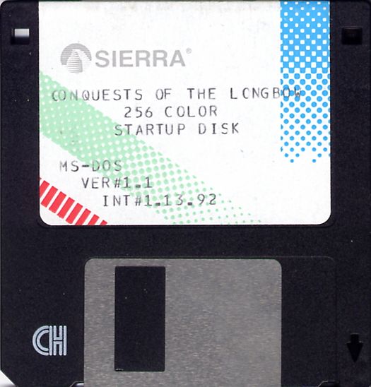 Media for Family Fun Pack (DOS and Windows 3.x): Conquest of the Longbow Diskette: 1/6