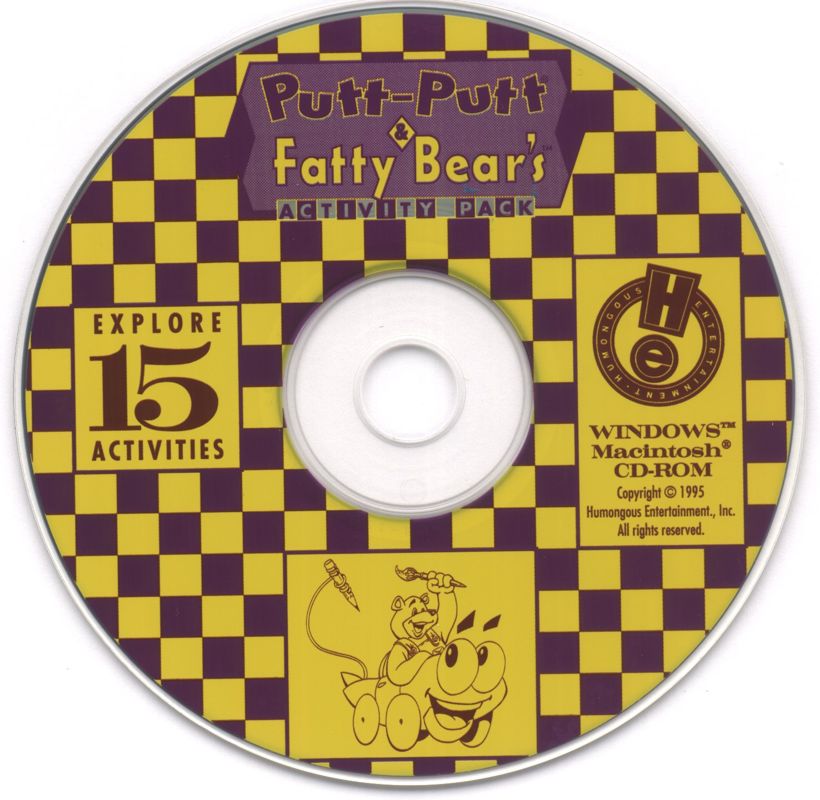 Media for Putt-Putt and Fatty Bear's Activity Pack (Macintosh and Windows)