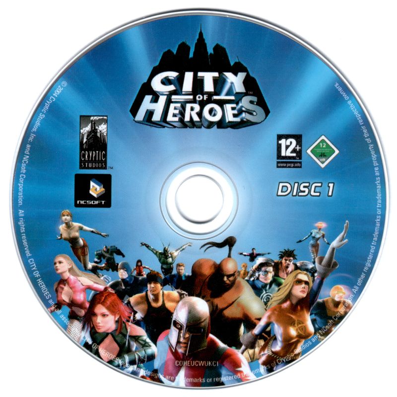 Media for City of Heroes (Deluxe Edition) (Windows): Disc 1