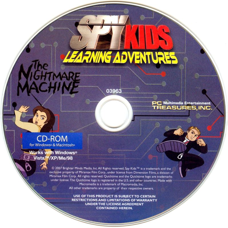 Spy Kids Learning Adventures: Mission: The Nightmare Machine cover or