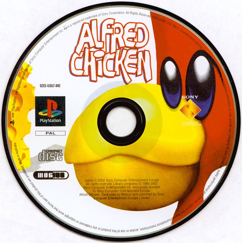 Media for Alfred Chicken (PlayStation)