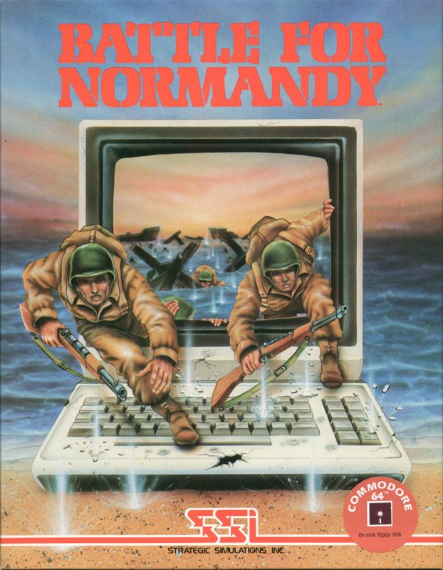 Front Cover for Battle for Normandy (Commodore 64)