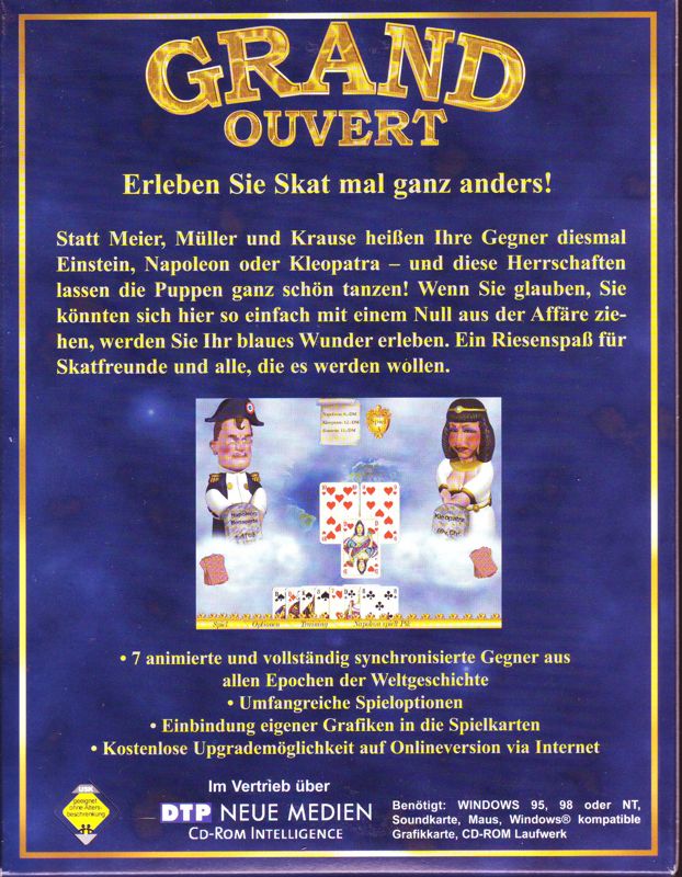 Back Cover for Grand Ouvert (Windows)