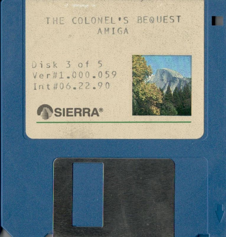 Media for The Colonel's Bequest (Amiga): Disk 3