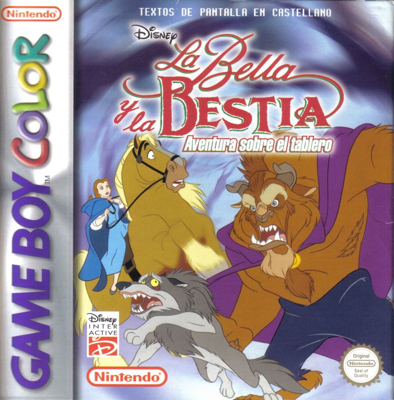 Front Cover for Disney's Beauty and the Beast: A Board Game Adventure (Game Boy Color)