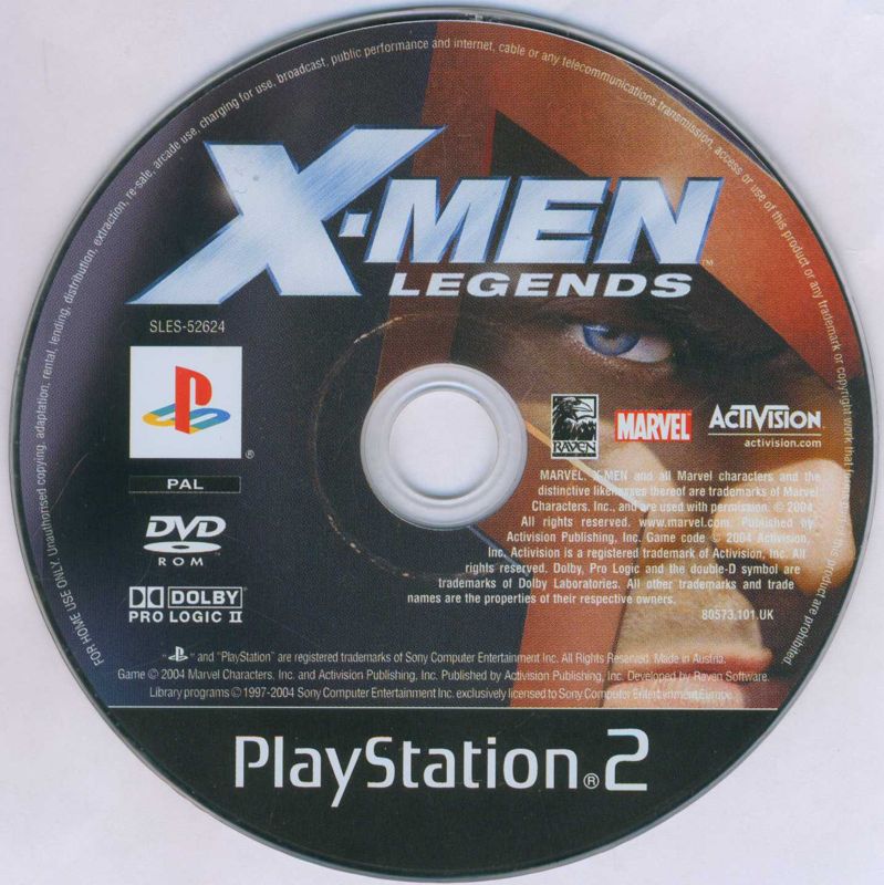 Media for X-Men: Legends (PlayStation 2)