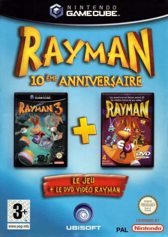Front Cover for Rayman: 10th Anniversary (GameCube): Outer Sleeve