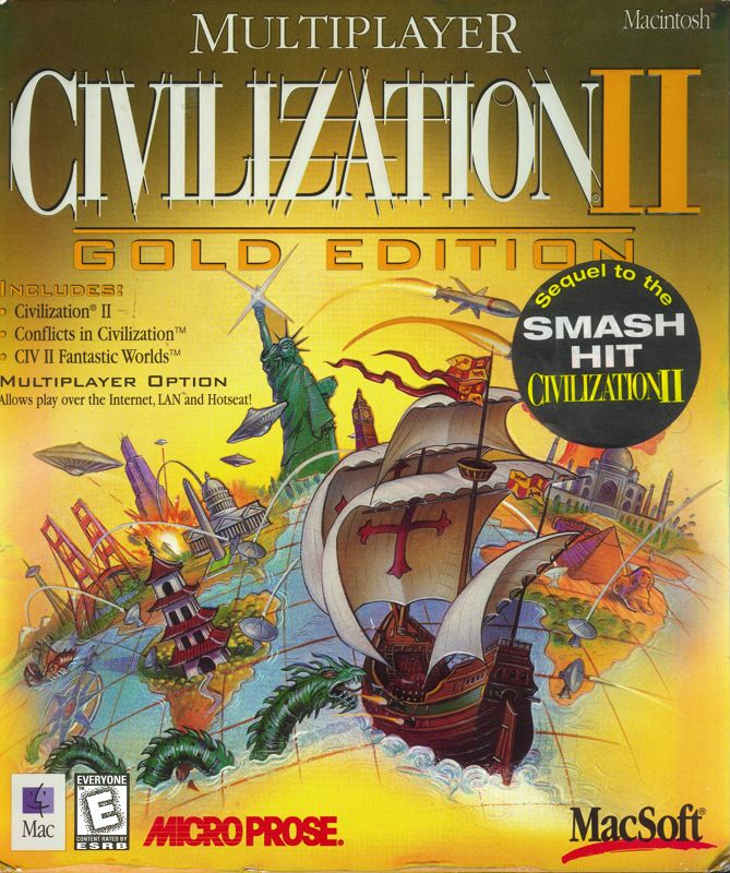 Front Cover for Civilization II: Multiplayer Gold Edition (Macintosh)