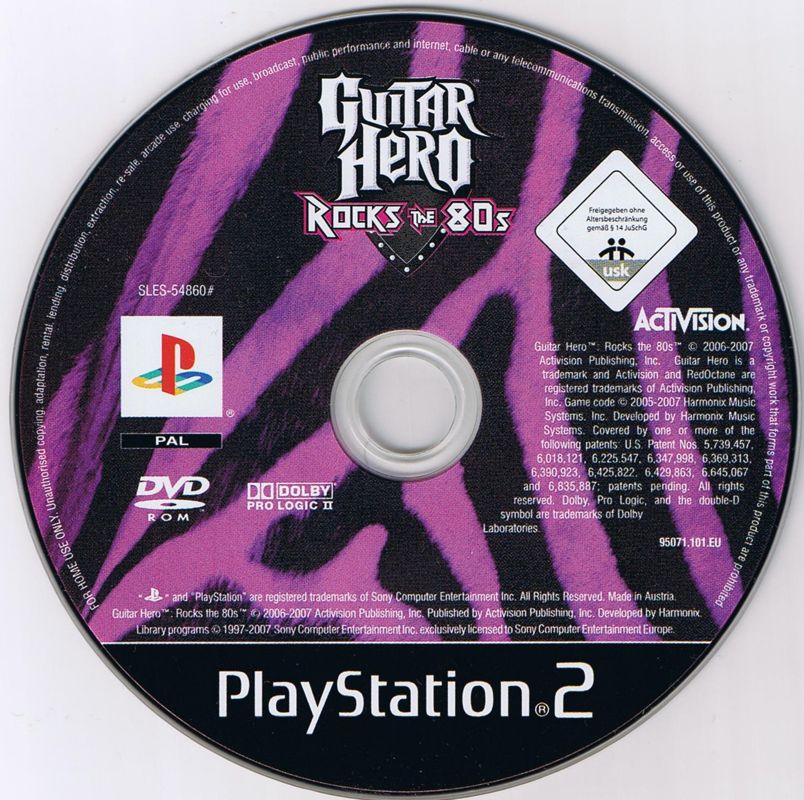Media for Guitar Hero Encore: Rocks the 80s (PlayStation 2)