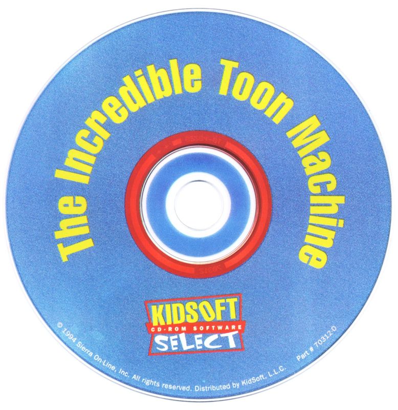 Media for The Incredible Toon Machine (Windows 3.x) (Kidsoft budget release)