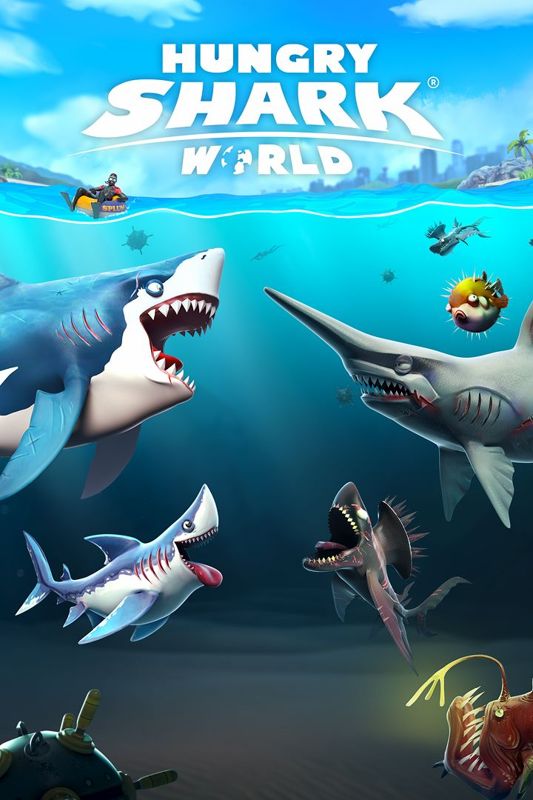 Front Cover for Hungry Shark: World (Xbox One) (download release)