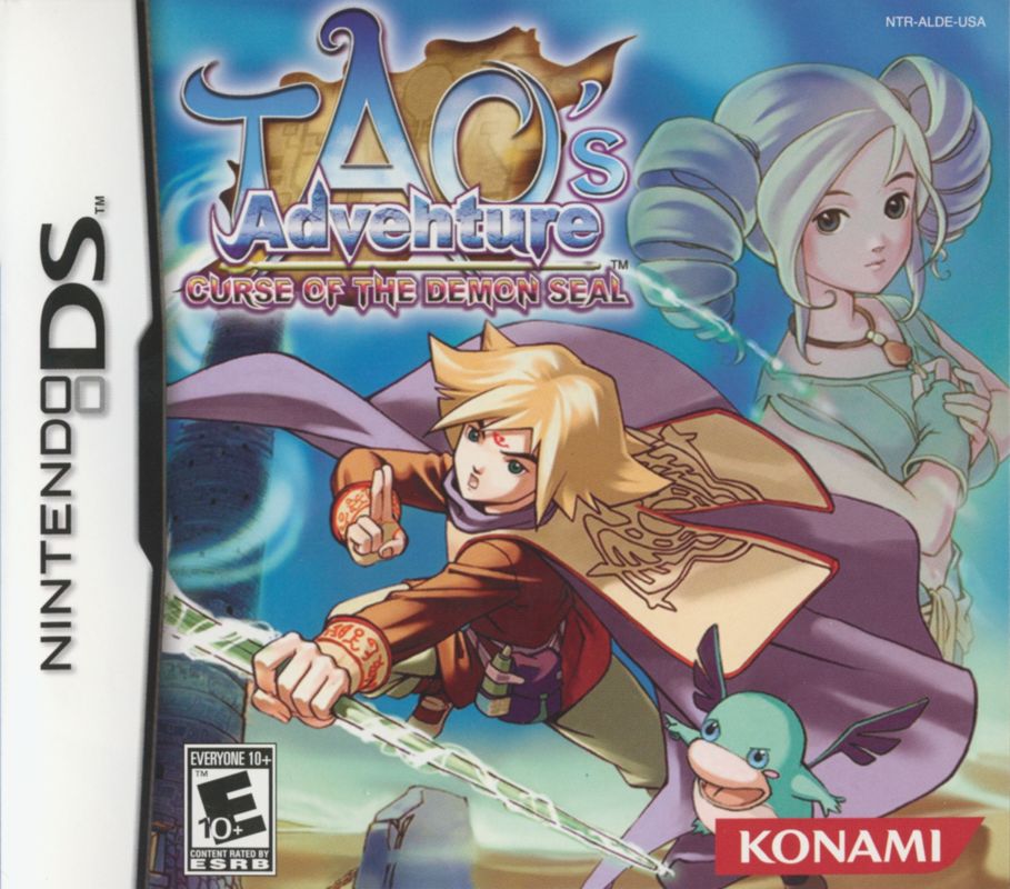 Front Cover for Tao's Adventure: Curse of the Demon Seal (Nintendo DS)